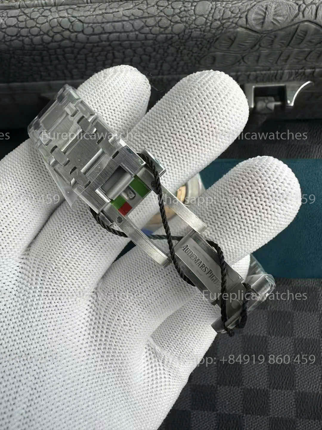 Audemars Piguet Royal Oak 15202IP.OO.1240IP.01 1:1 Bester Klon ZF Factory Rauchblaues Zifferblatt