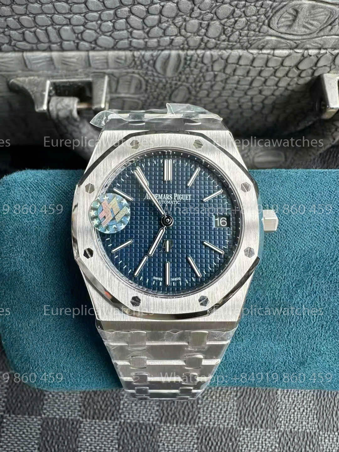 Audemars Piguet Royal Oak 15202IP.OO.1240IP.01 1:1 Bester Klon ZF Factory Rauchblaues Zifferblatt