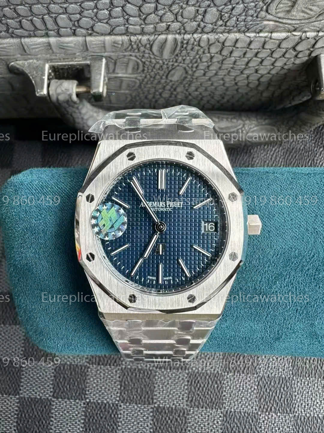 Audemars Piguet Royal Oak 15202IP.OO.1240IP.01 1:1 Bester Klon ZF Factory Rauchblaues Zifferblatt