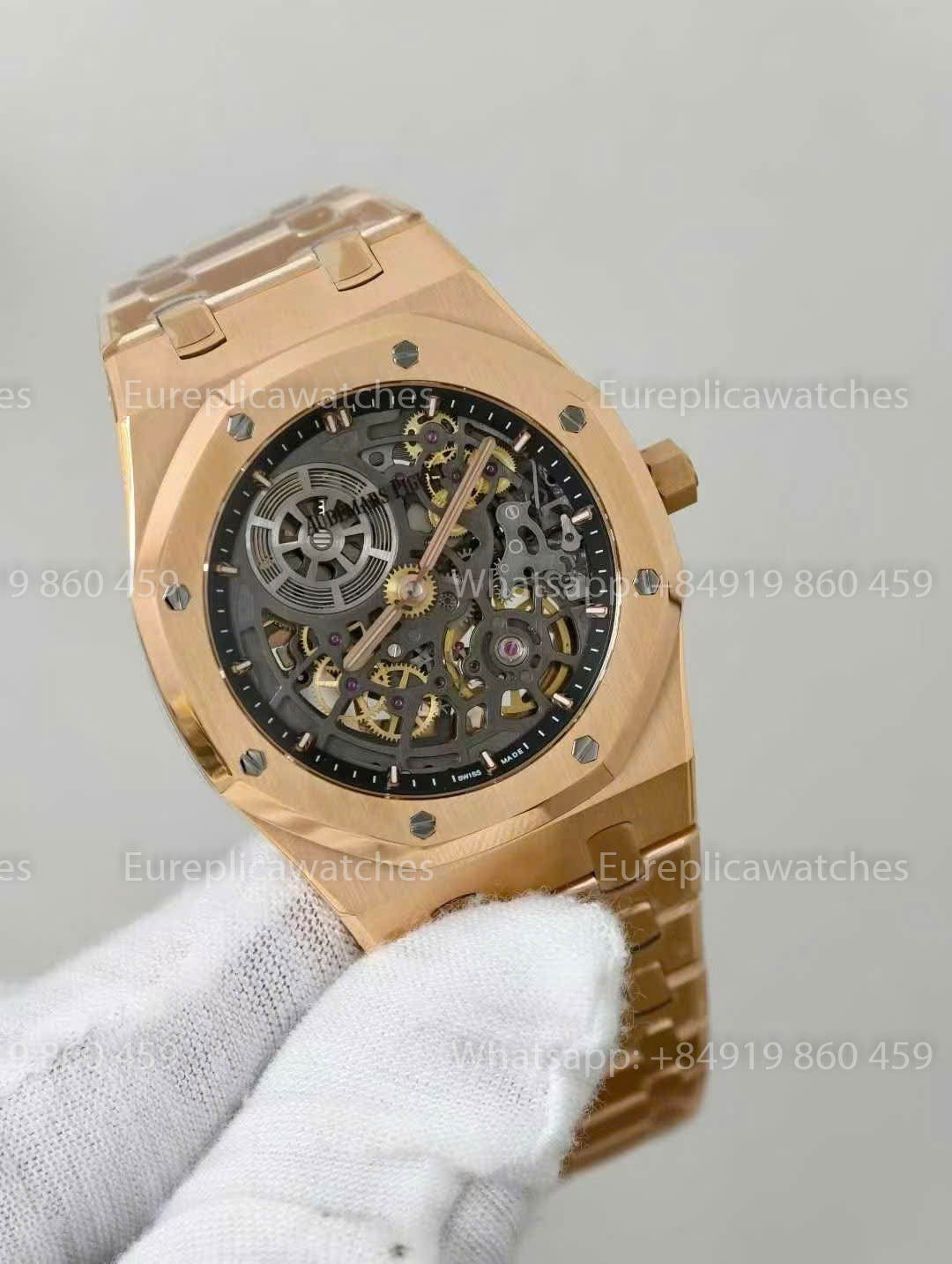 Audemars Piguet Royal Oak 16204OR.OO.1240OR.01 Skeleton Dial 1:1 Beste Version ZF Factory