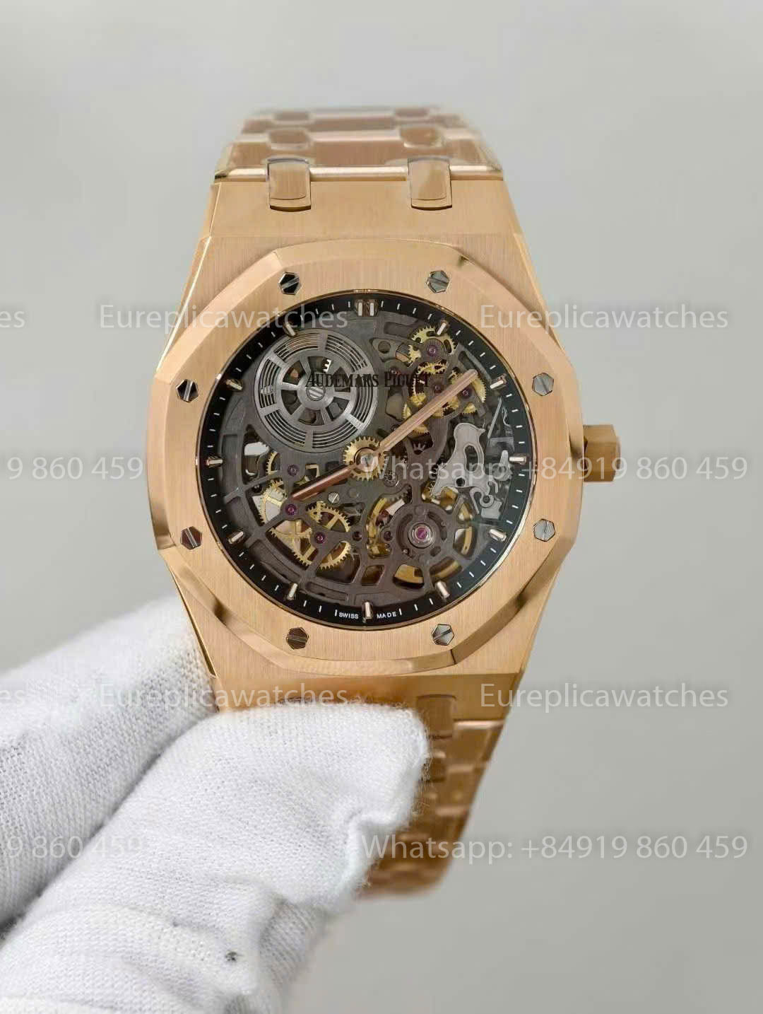 Audemars Piguet Royal Oak 16204OR.OO.1240OR.01 Skeleton Dial 1:1 Beste Version ZF Factory