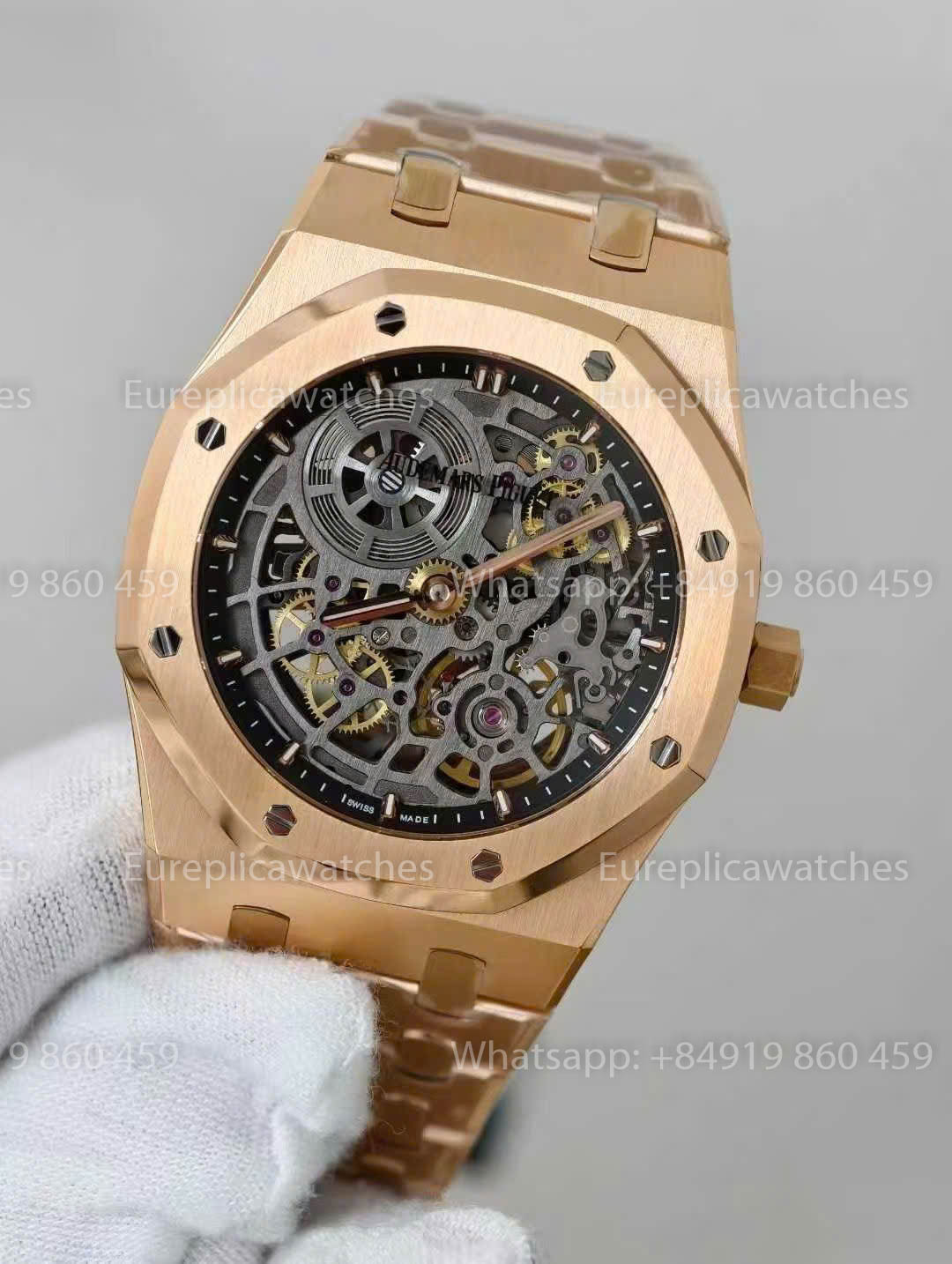 Audemars Piguet Royal Oak 16204OR.OO.1240OR.01 Skeleton Dial 1:1 Beste Version ZF Factory