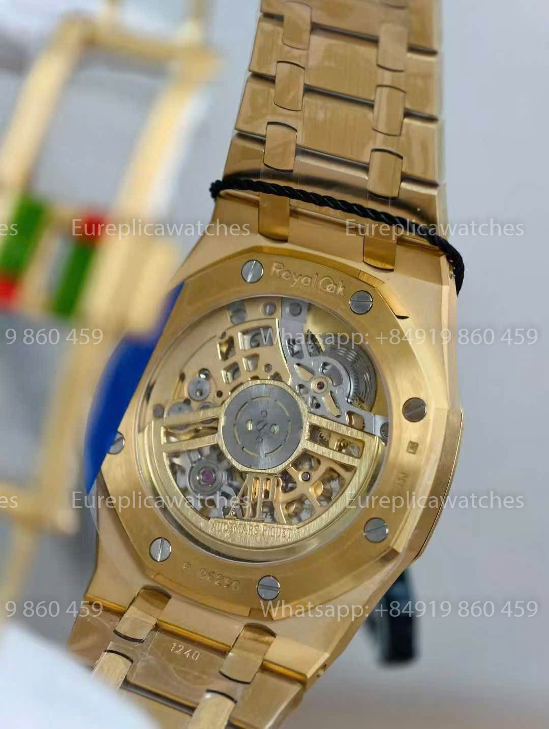 Audemars Piguet Royal Oak 16204BA.OO.1240BA.01 Skelett-Zifferblatt 1:1 Beste Version ZF Factory
