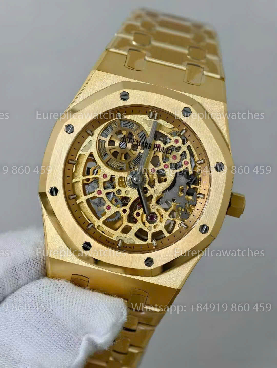 Audemars Piguet Royal Oak 16204BA.OO.1240BA.01 Skelett-Zifferblatt 1:1 Beste Version ZF Factory