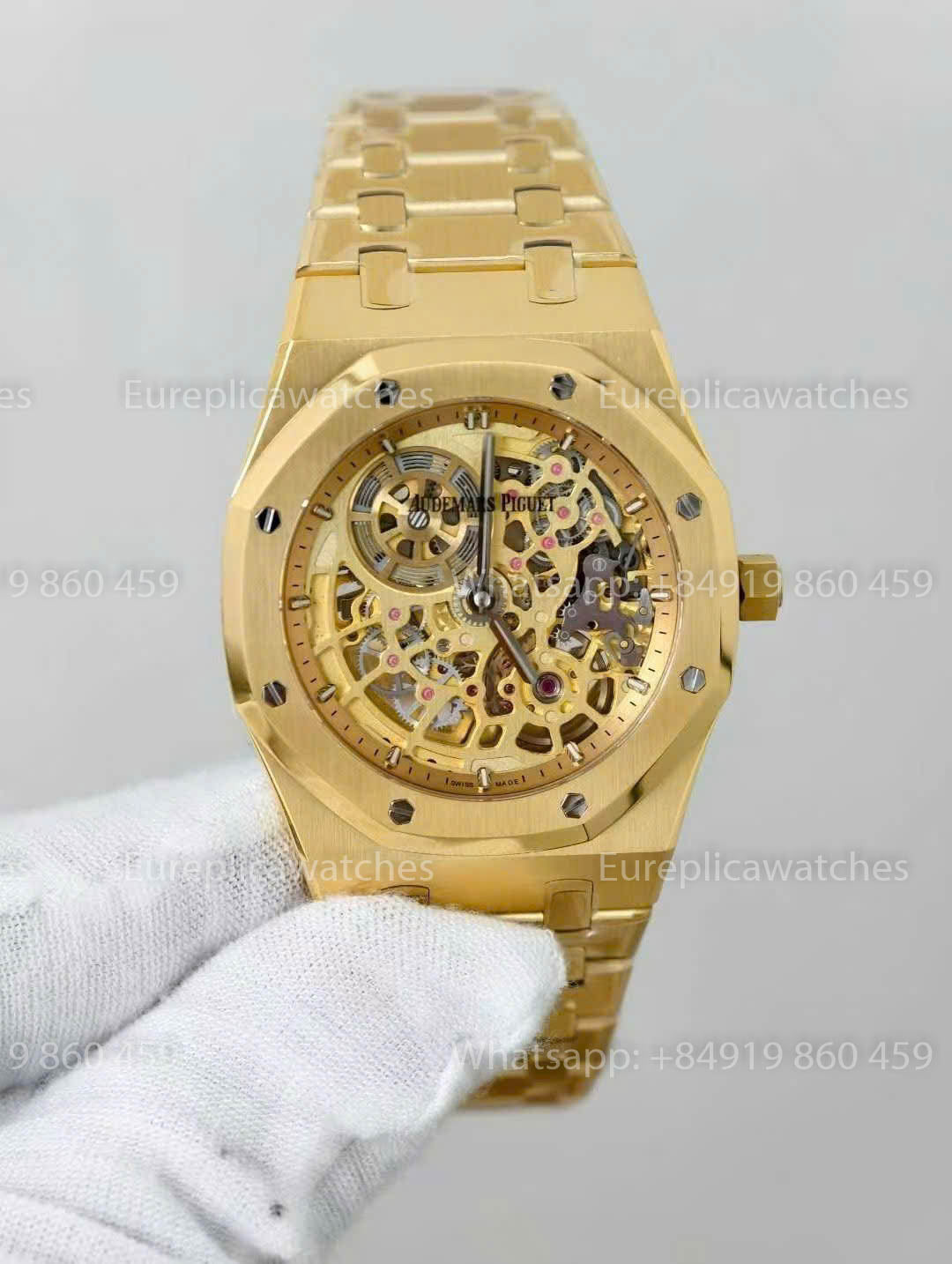 Audemars Piguet Royal Oak 16204BA.OO.1240BA.01 Skelett-Zifferblatt 1:1 Beste Version ZF Factory