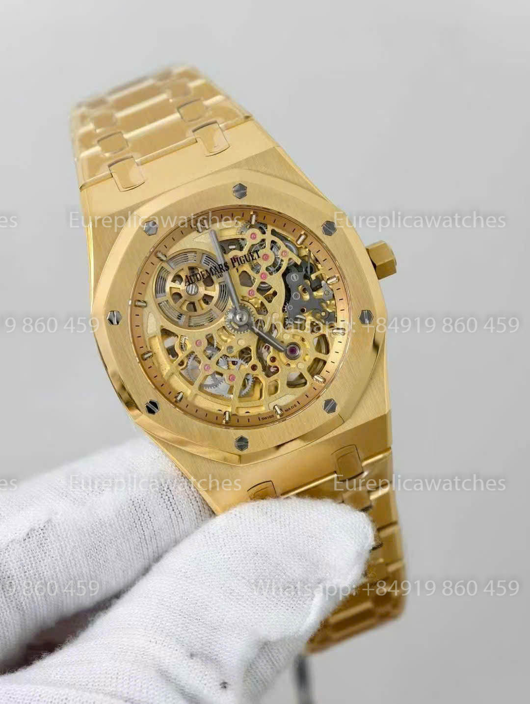 Audemars Piguet Royal Oak 16204BA.OO.1240BA.01 Skelett-Zifferblatt 1:1 Beste Version ZF Factory