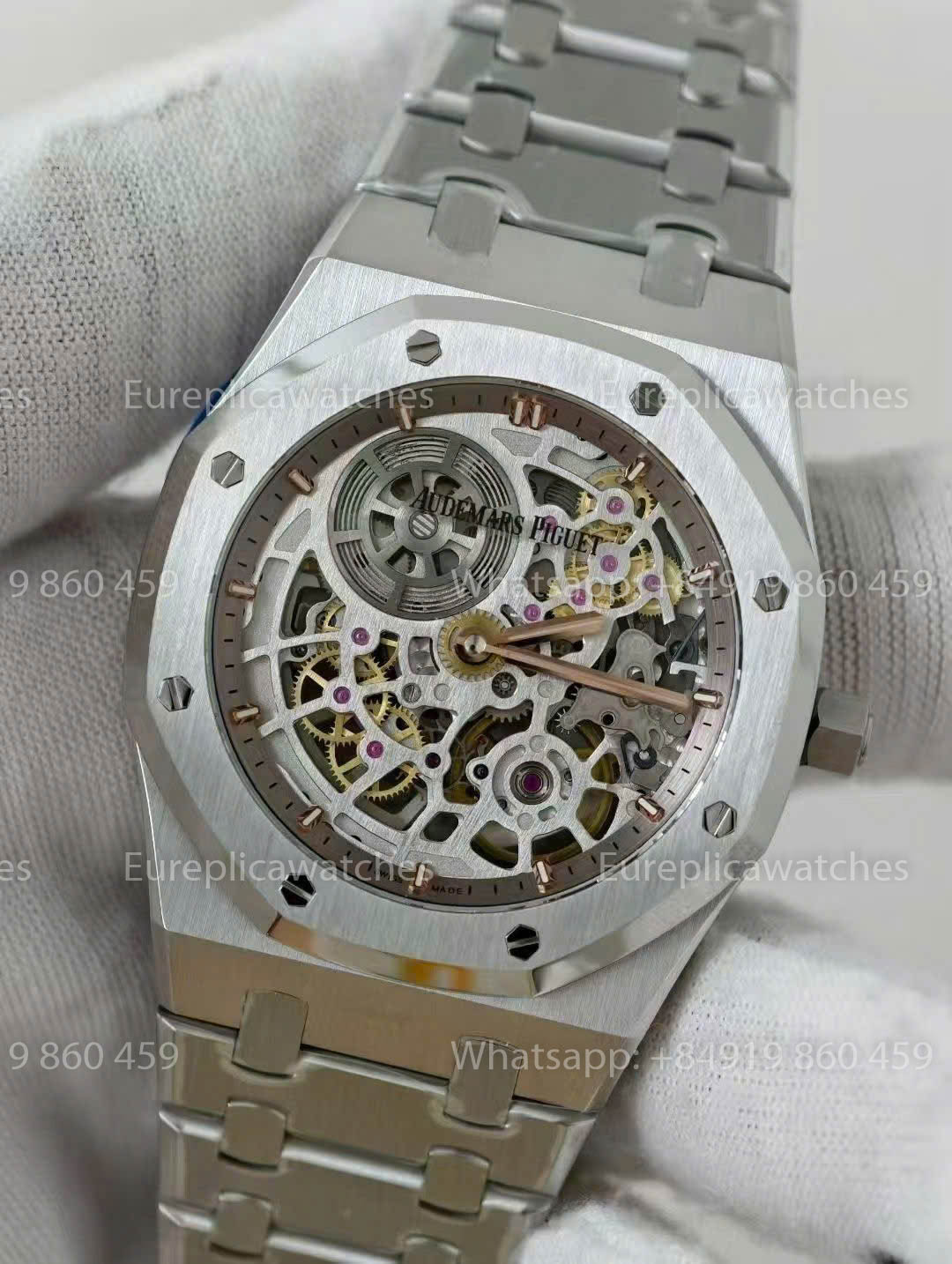 Audemars Piguet Royal Oak 16204ST.OO.1240ST.01 Skeleton Dial 1:1 Beste Version ZF Factory