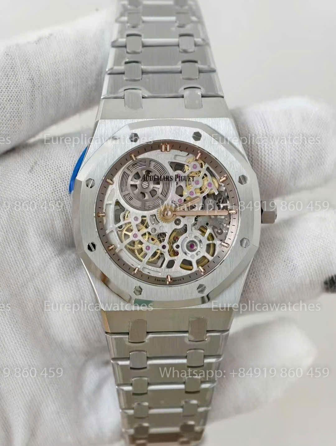 Audemars Piguet Royal Oak 16204ST.OO.1240ST.01 Skeleton Dial 1:1 Beste Version ZF Factory