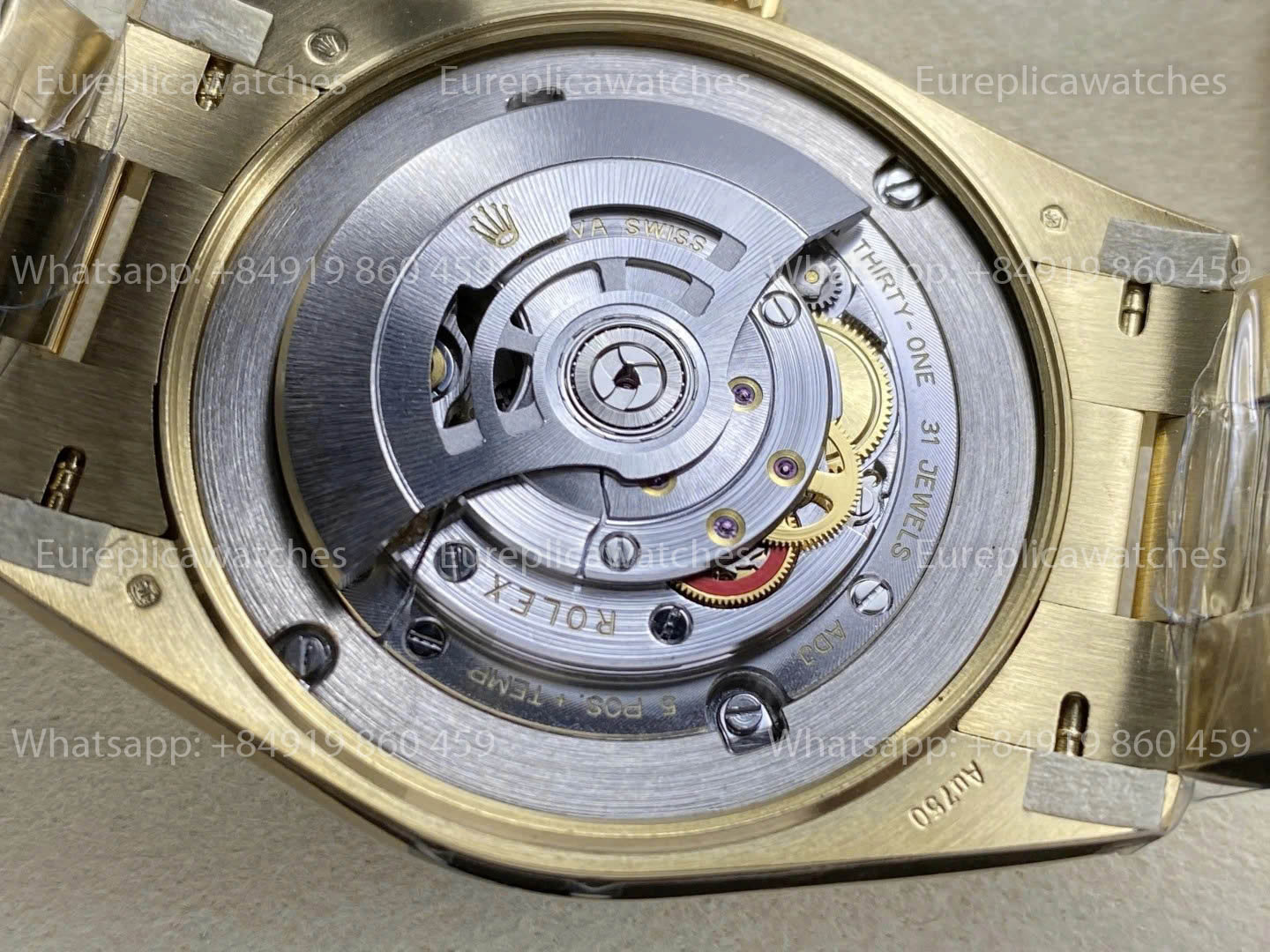 RC Factory Rolex Yellow Gold Day Date 40 228238-0069 Yellow Dial  1:1 Best Version 211 gram