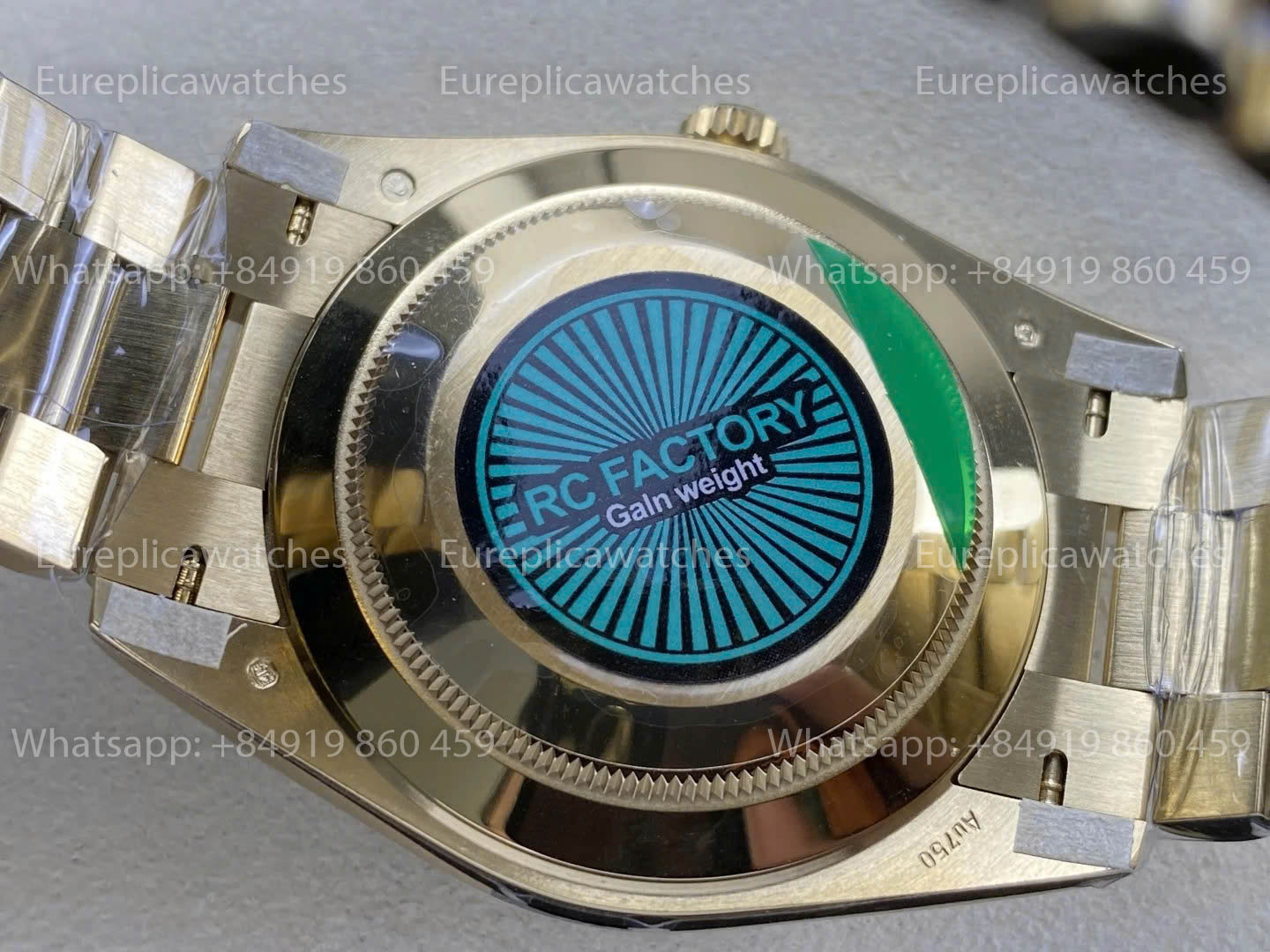 RC Factory Rolex Yellow Gold Day Date 40 228238-0069 Yellow Dial  1:1 Best Version 211 gram