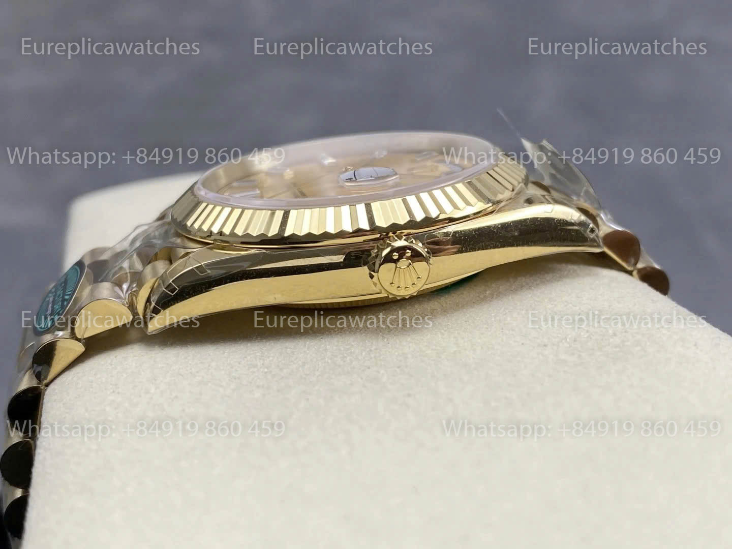 RC Factory Rolex Yellow Gold Day Date 40 228238-0005 Sundust Dial  1:1 Best Version 211 gram