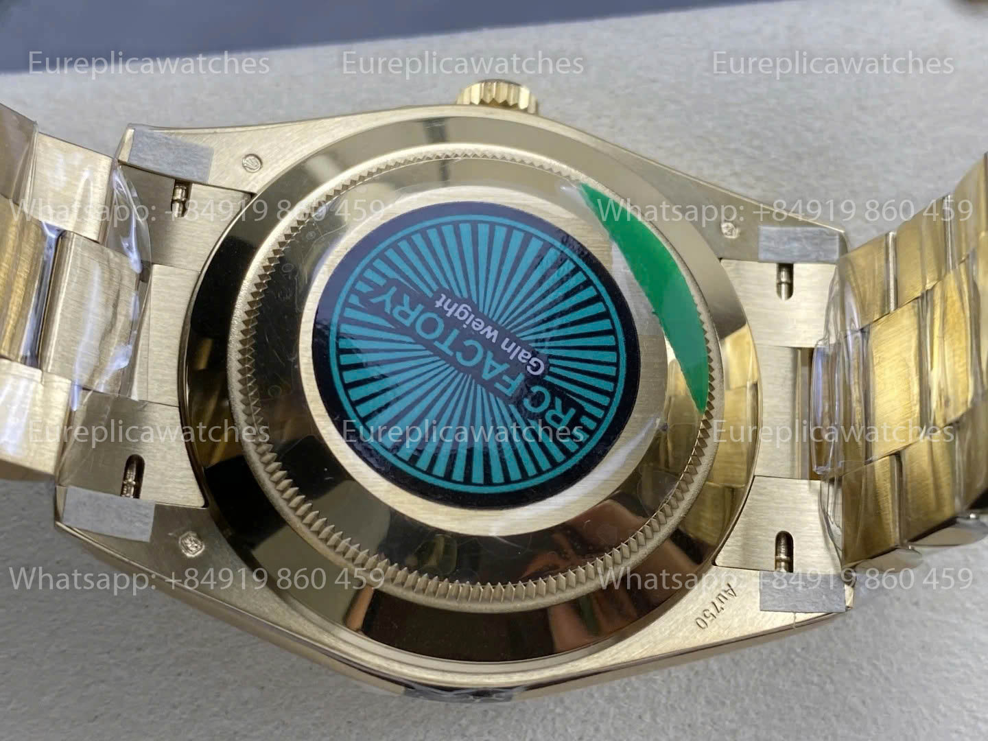 RC Factory Rolex Yellow Gold Day Date 40 228238-0005 Sundust Dial  1:1 Best Version 211 gram