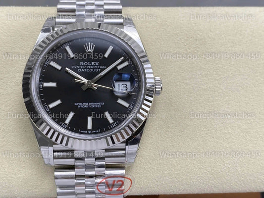 VSF Rolex Datejust 41 M126334 -126334 Black Dial 1:1 Best Version VS Factory V2 3235