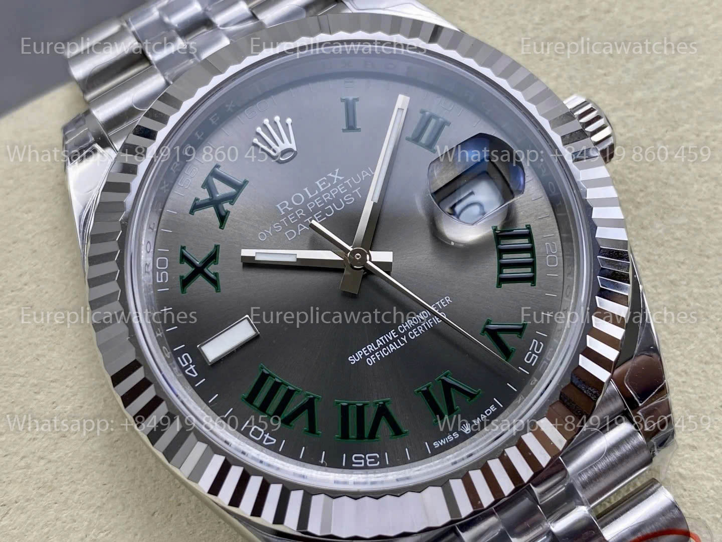 VSF Rolex Datejust 41 M126334 -126334 Wimbledon Dial 1:1 Best Version VS Factory V2 3235