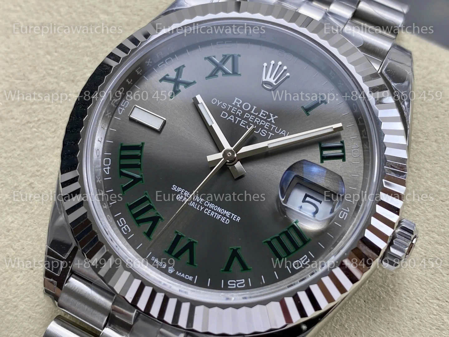 VSF Rolex Datejust 41 M126334 -126334 Wimbledon Dial 1:1 Best Version VS Factory V2 3235