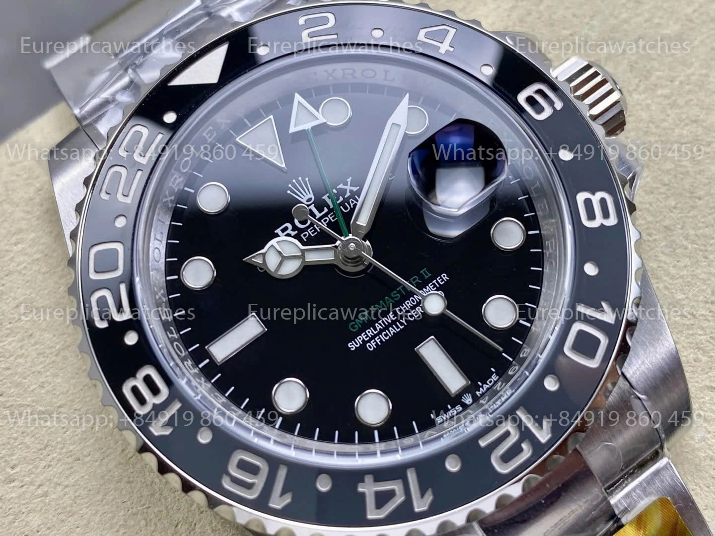 Rolex GMT Master II m126710 Bruce Wayne Batman 1:1 Best Version ARF Factory Oyster Strap