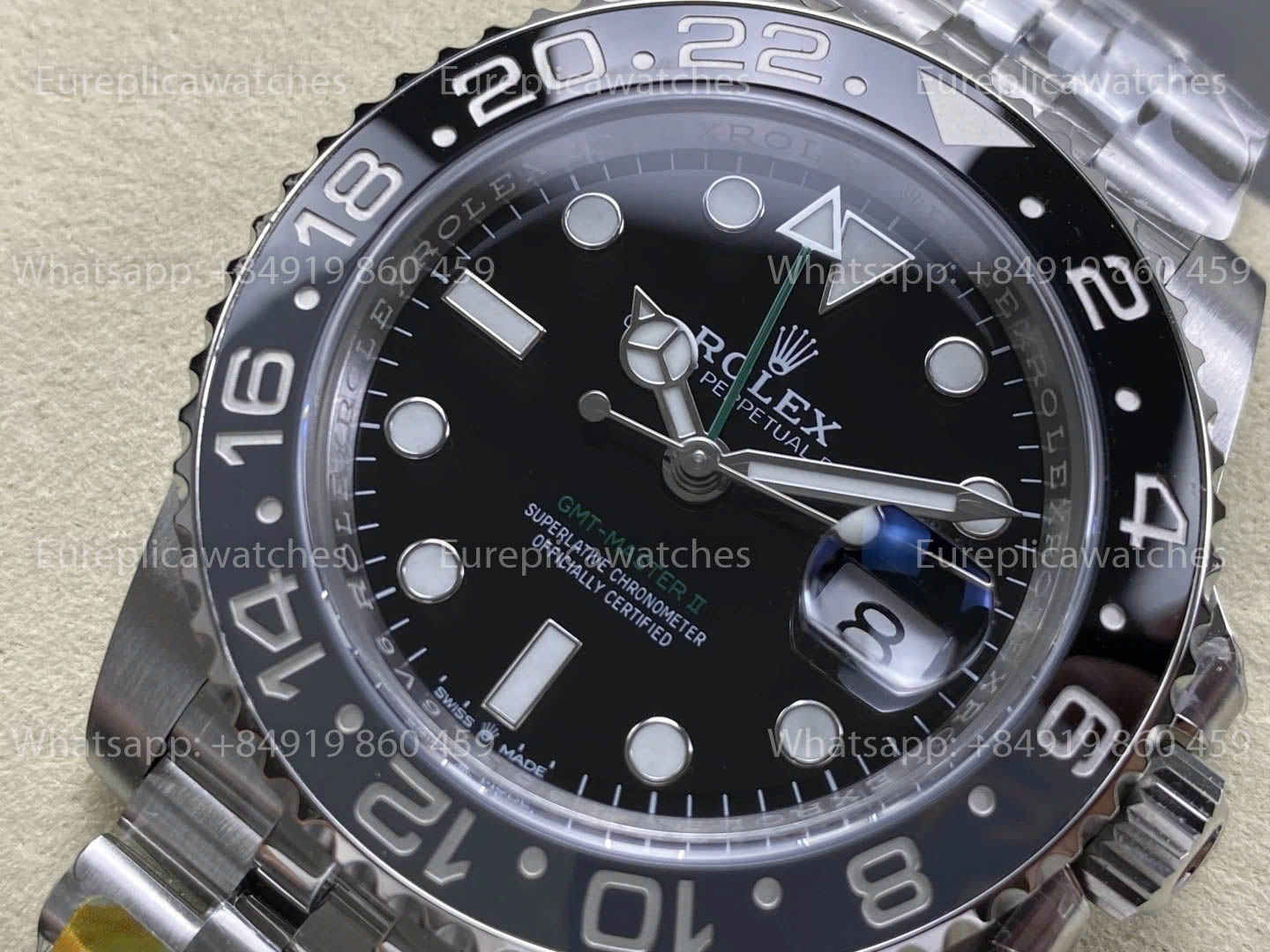 Rolex GMT Master II m126710grnr-0003 Bruce Wayne Batman 1:1 Meilleure Version ARF Factory