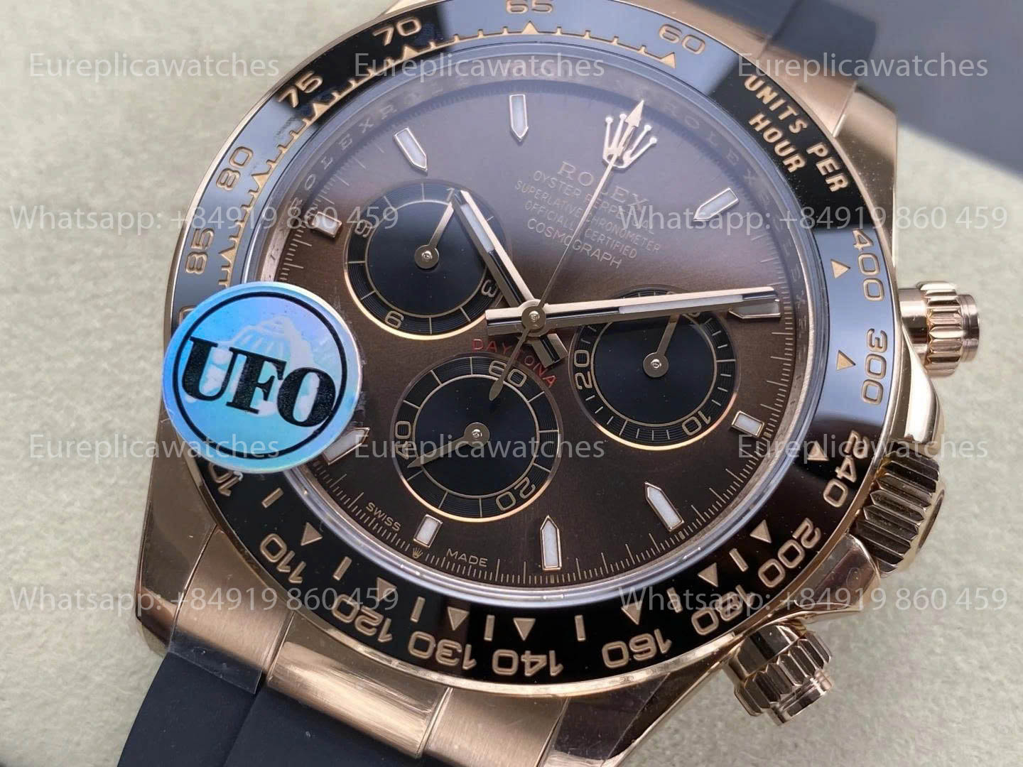 UFO Factory Rolex Daytona M126515 - 126515 Free Sprung Rose Gold 1:1 Best Version