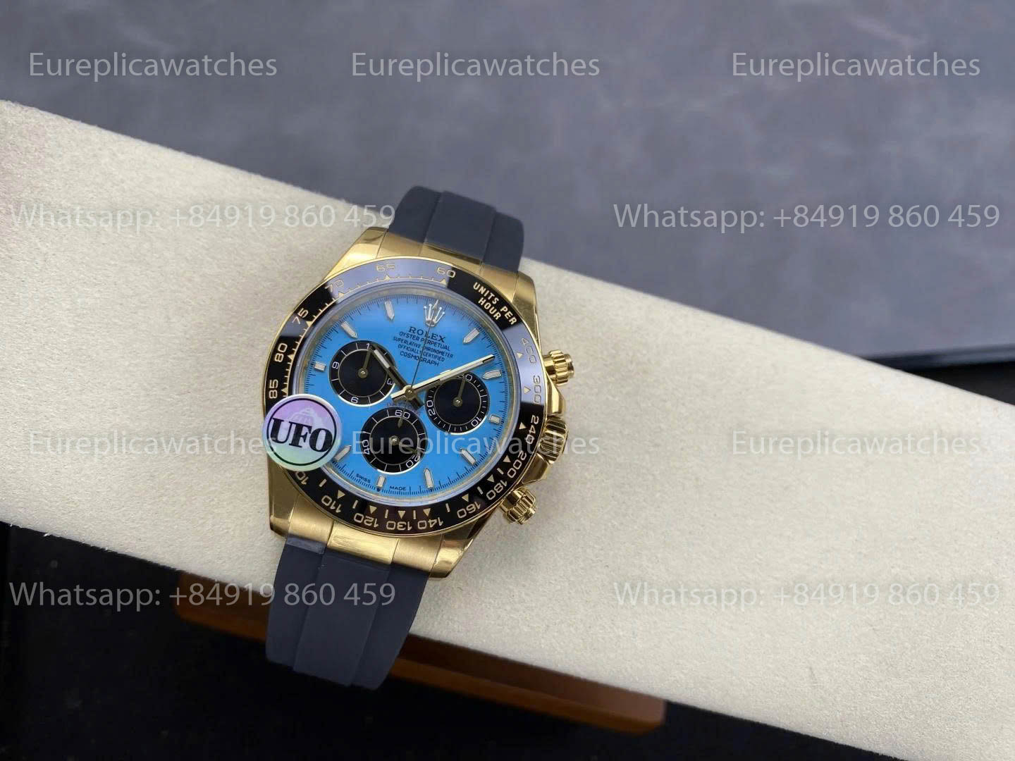 UFO Factory Rolex Daytona M126518LN-126518LN Turquoise Blue Free Sprung 1:1 Best Version