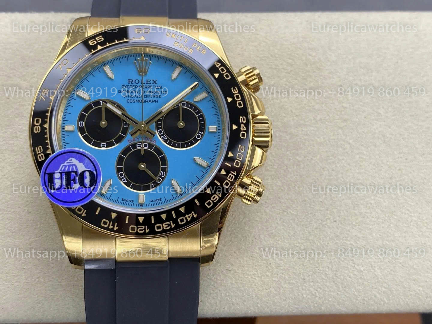 UFO Factory Rolex Daytona M126518LN-126518LN Turquoise Blue Free Sprung 1:1 Best Version