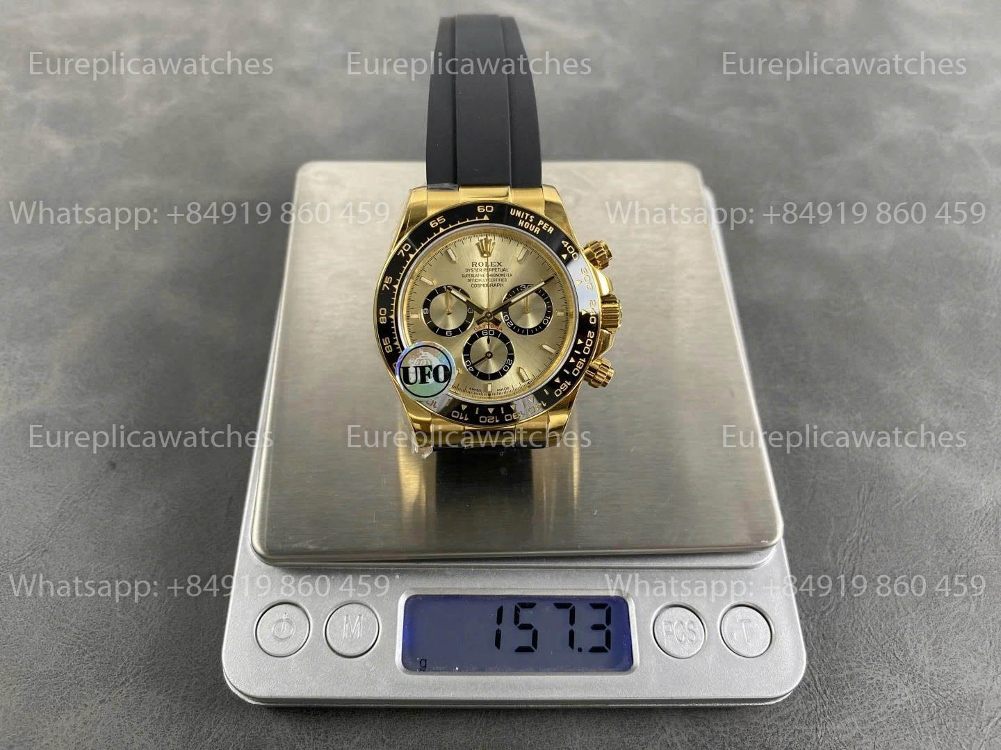 UFO Factory Rolex Daytona M126518LN-126518LN Yellow Gold Free Sprung 1:1 Best Version