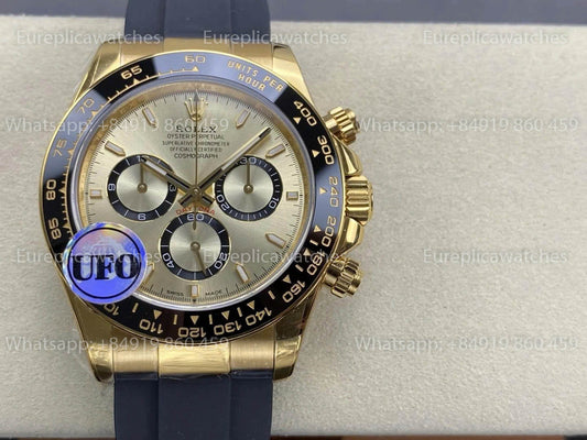 UFO Factory Rolex Daytona M126518LN-126518LN Yellow Gold Free Sprung 1:1 Best Version