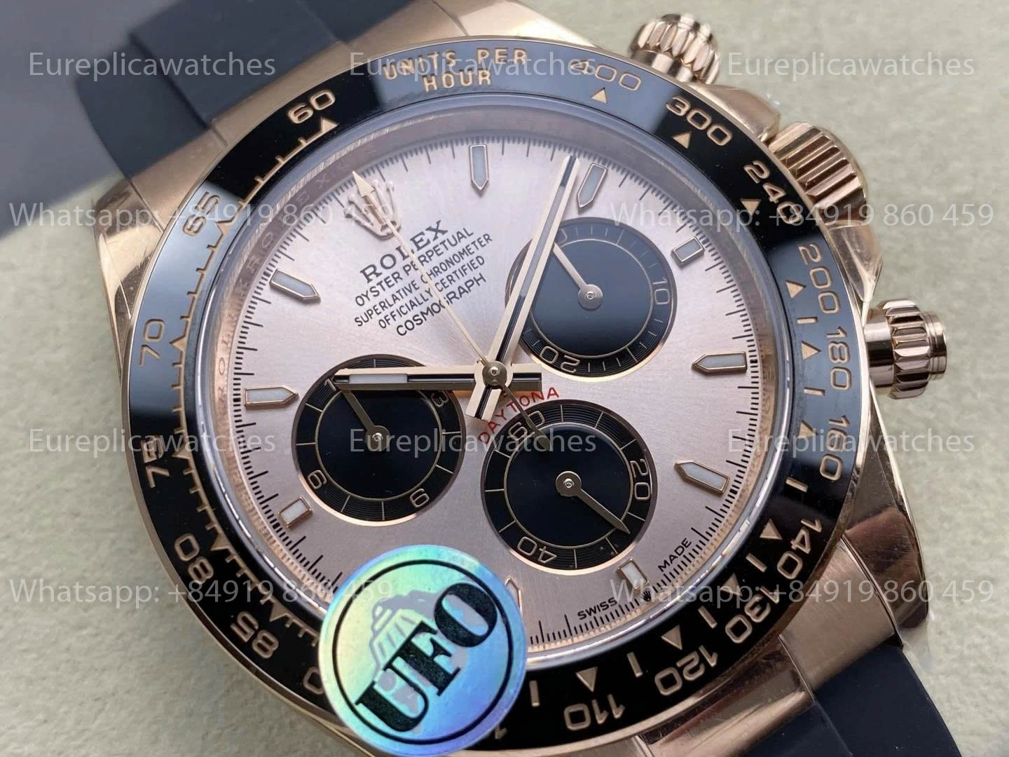 UFO Factory Rolex Daytona M126515LN - 126515LN Rose Gold Free Sprung 1:1 Best Version
