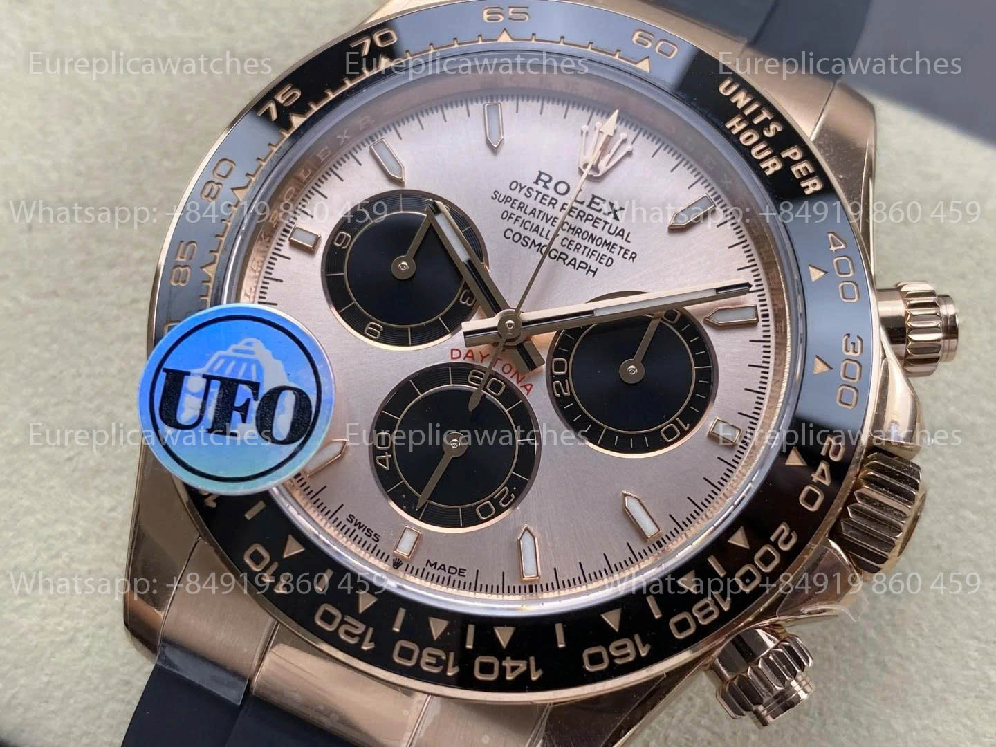 UFO Factory Rolex Daytona M126515LN - 126515LN Rose Gold Free Sprung 1:1 Best Version