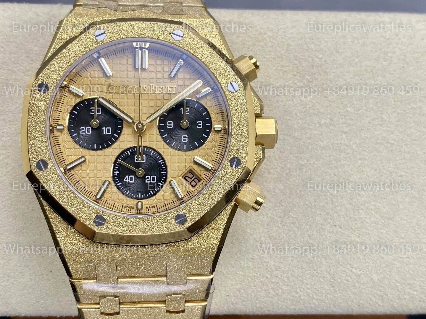 DDF Audemars Piguet 26240 Panda Frost Yellow Gold 1:1 Best Vesion DDF Factory