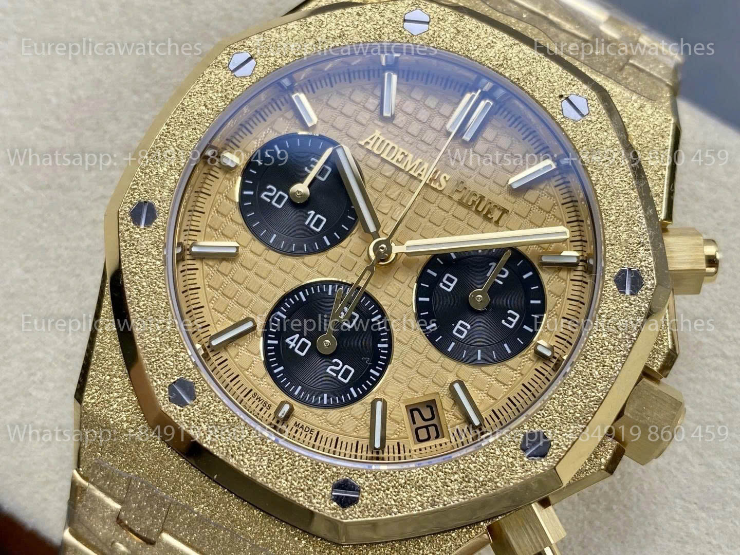 DDF Audemars Piguet 26240 Panda Frost Yellow Gold 1:1 Best Vesion DDF Factory