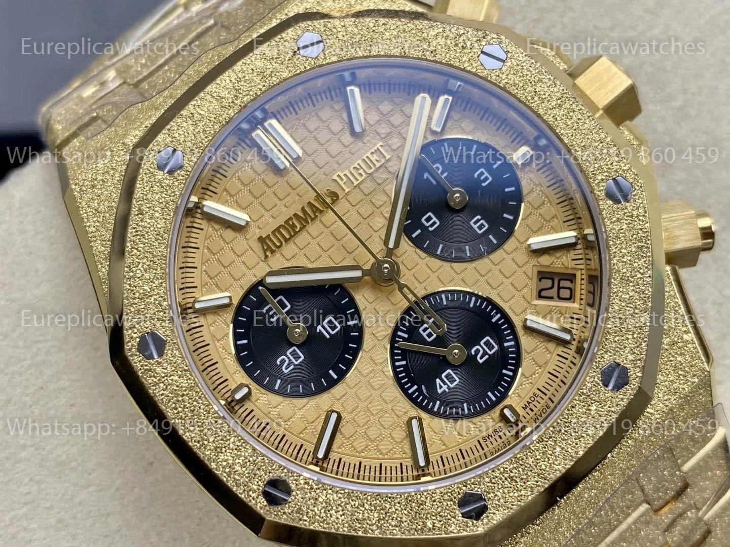 DDF Audemars Piguet 26240 Panda Frost Yellow Gold 1:1 Best Vesion DDF Factory