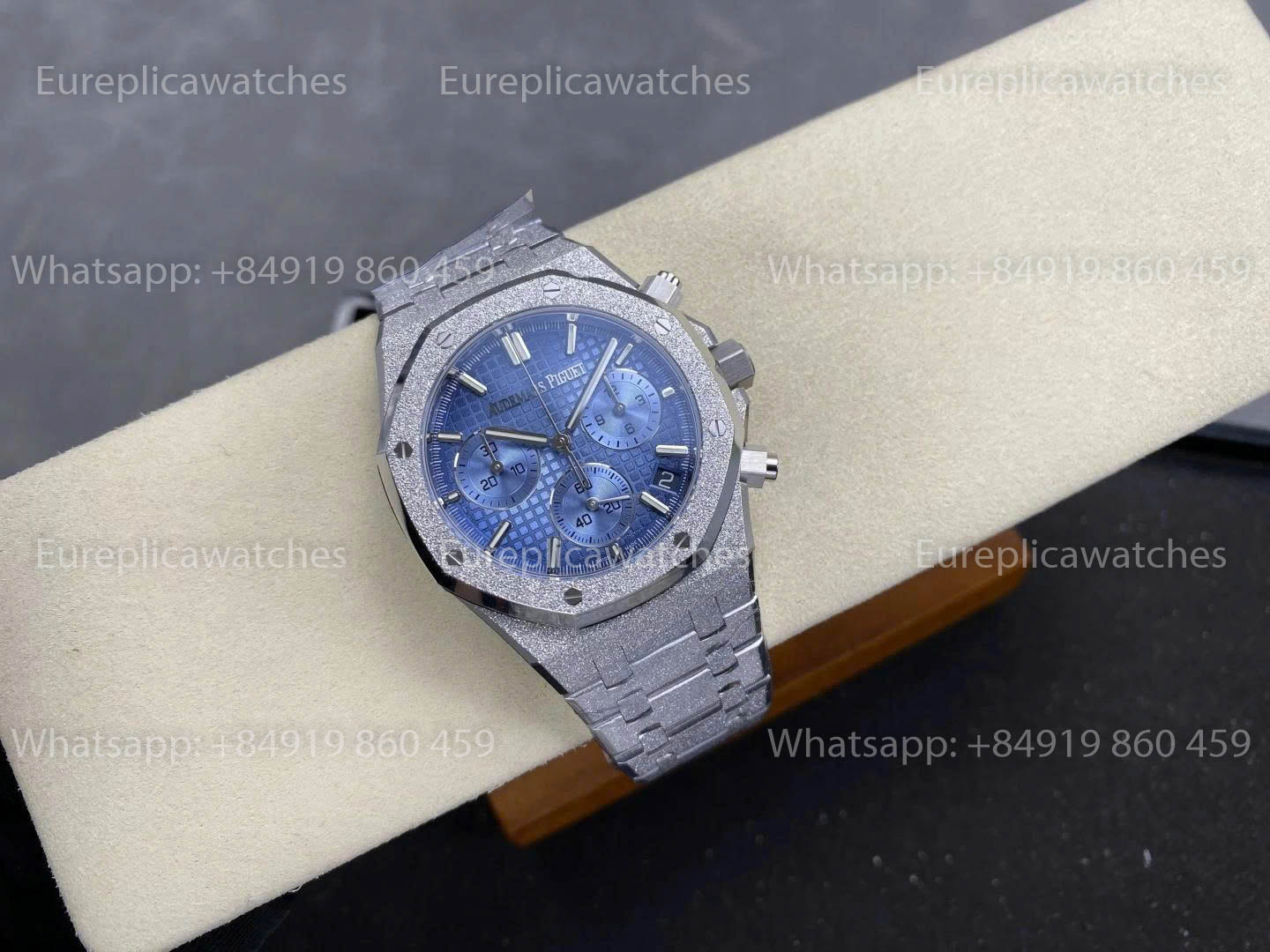 DDF Audemars Piguet 26240 Panda Frost White Gold 1:1 Best Vesion DDF Factory Blue Dial