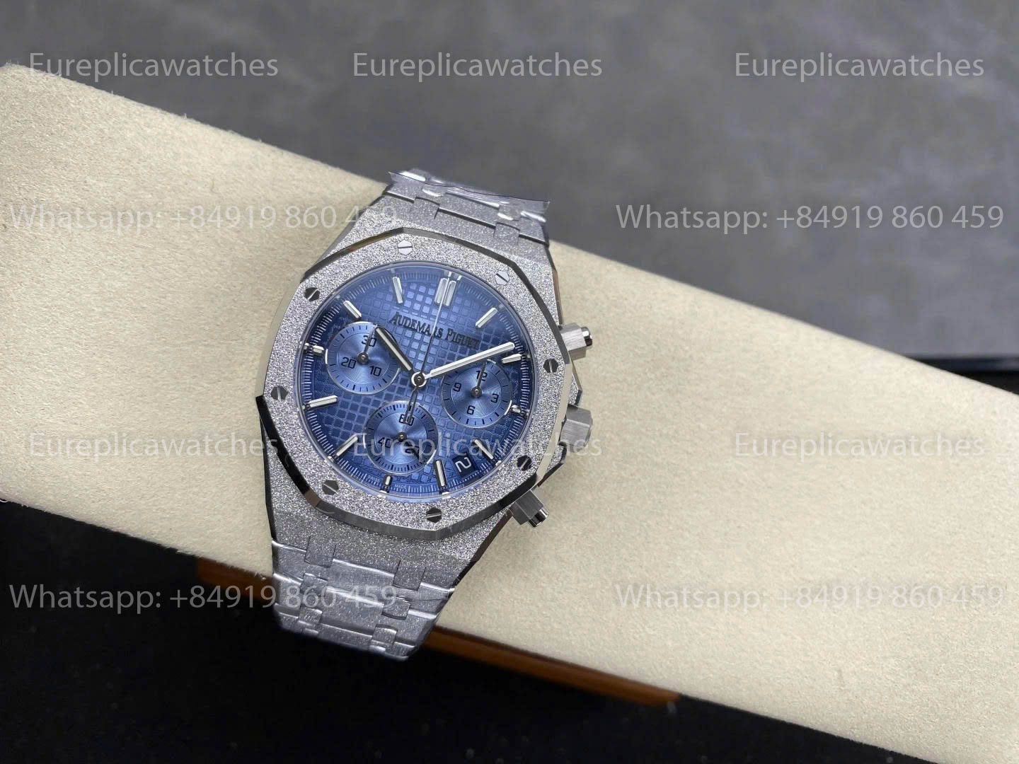 DDF Audemars Piguet 26240 Panda Frost White Gold 1:1 Best Vesion DDF Factory Blue Dial