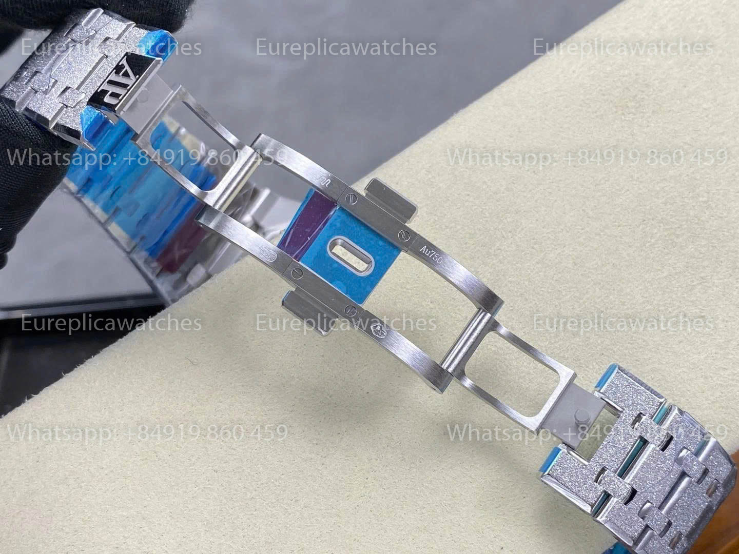 DDF Audemars Piguet 26240 Panda Frost White Gold 1:1 Best Vesion DDF Factory Blue Dial