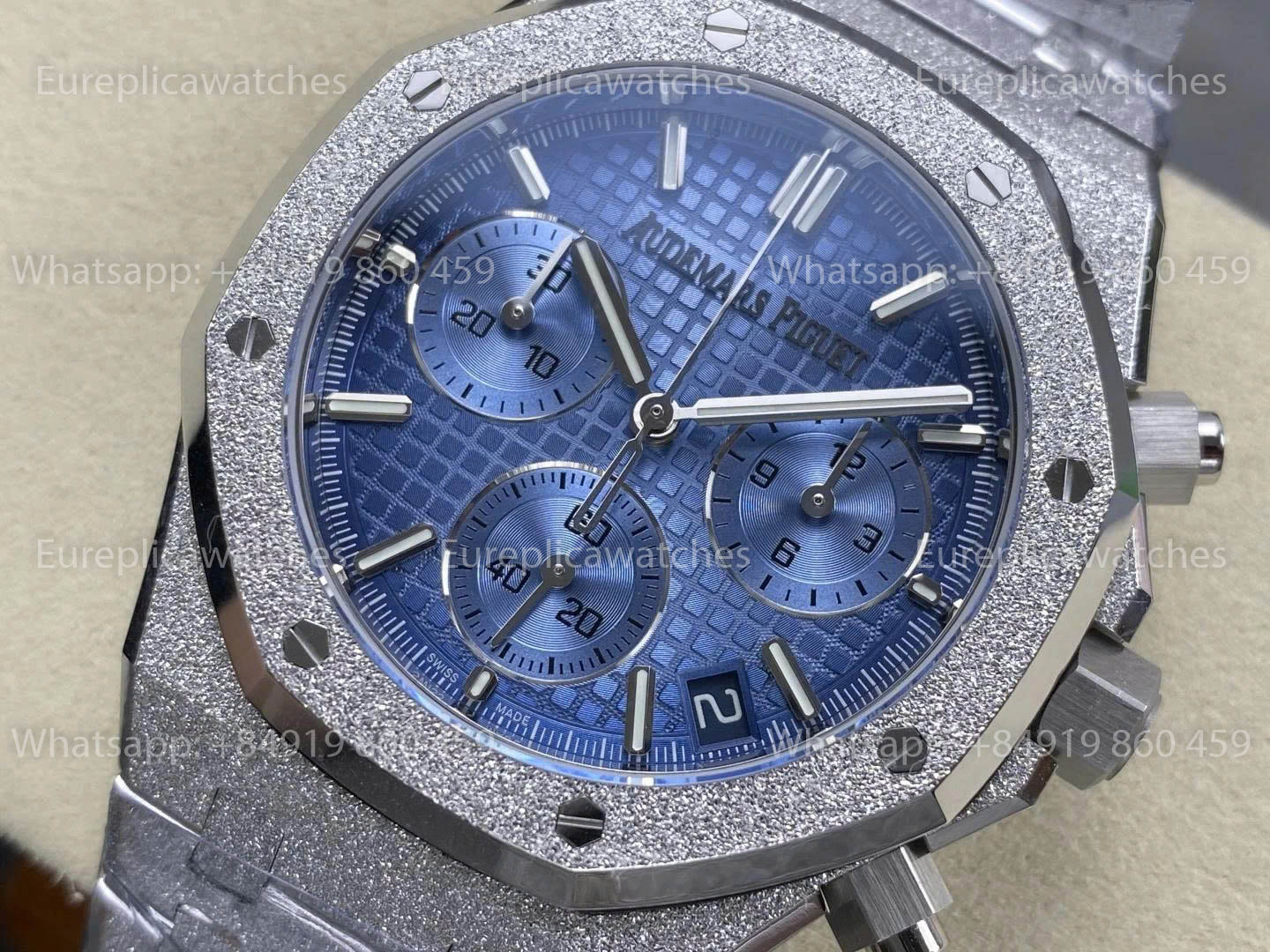 DDF Audemars Piguet 26240 Panda Frost White Gold 1:1 Best Vesion DDF Factory Blue Dial