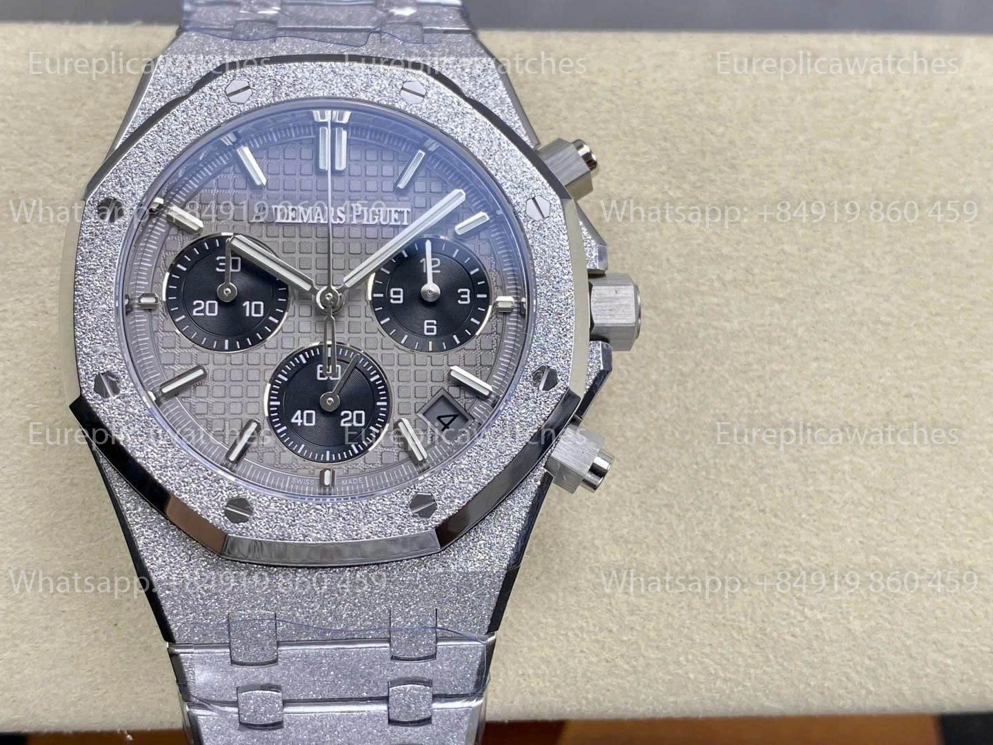 DDF Audemars Piguet 26240 Panda Frost White Gold 1:1 Best Vesion DDF Factory Frost Dial