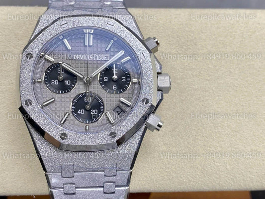 DDF Audemars Piguet 26240 Panda Frost White Gold 1:1 Best Vesion DDF Factory Frost Dial