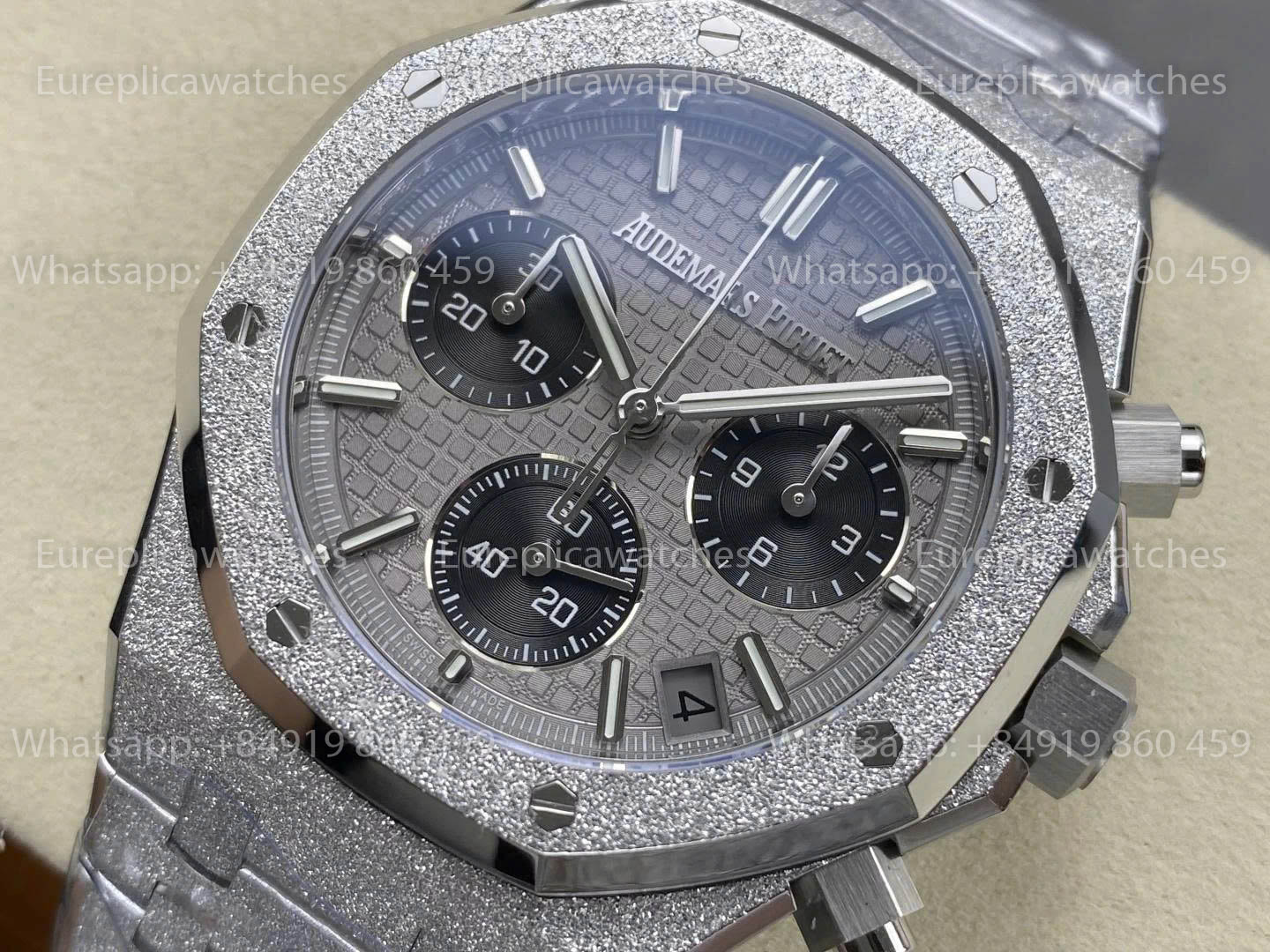 DDF Audemars Piguet 26240 Panda Frost White Gold 1:1 Best Vesion DDF Factory Frost Dial