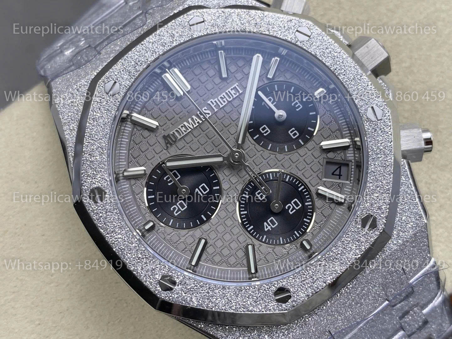 DDF Audemars Piguet 26240 Panda Frost White Gold 1:1 Best Vesion DDF Factory Frost Dial