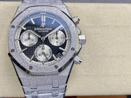 DDF Audemars Piguet 26240 Panda Frost White Gold 1:1 Best Vesion DDF Factory Black Dial