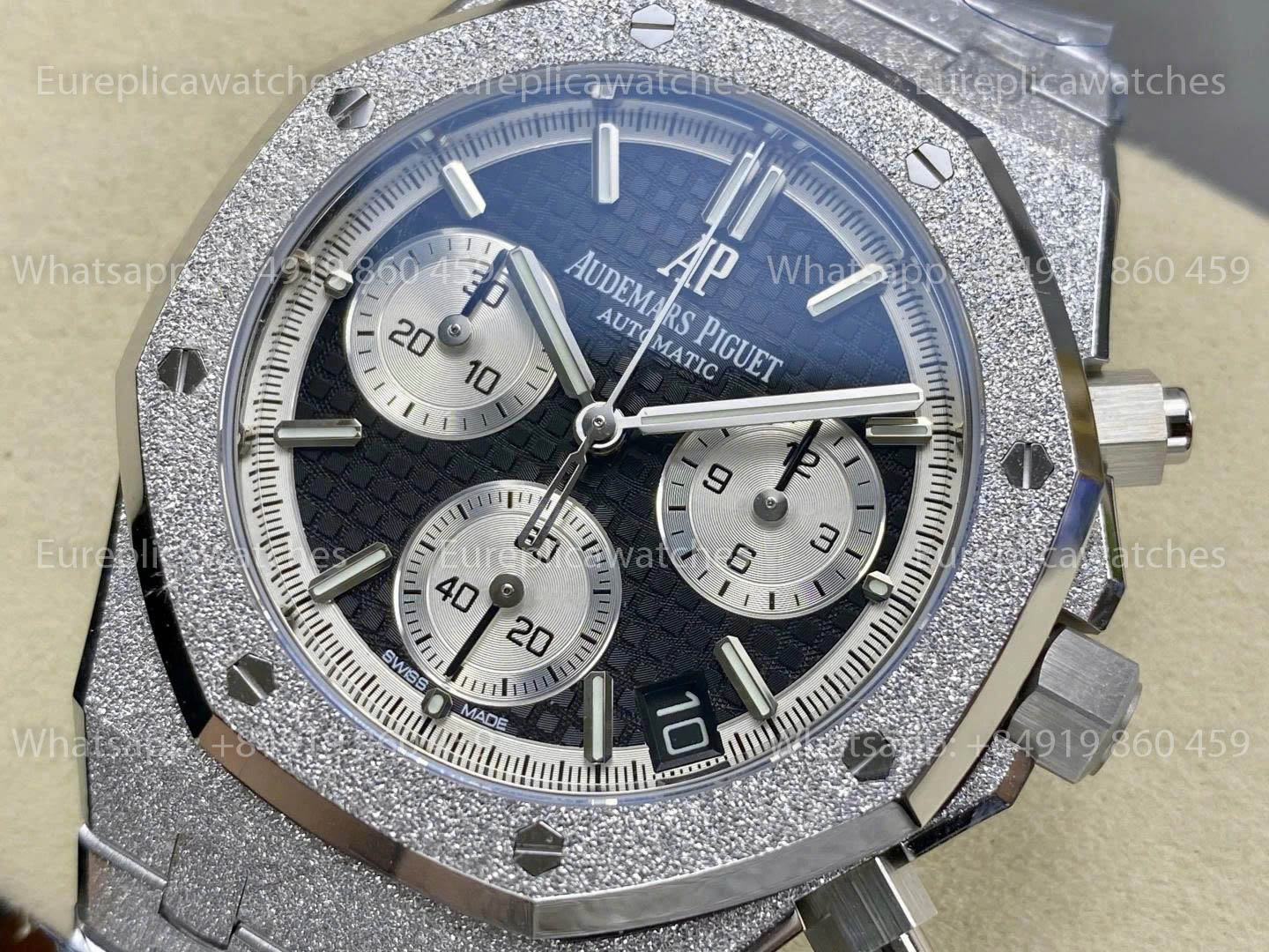 DDF Audemars Piguet 26240 Panda Frost White Gold 1:1 Best Vesion DDF Factory Black Dial