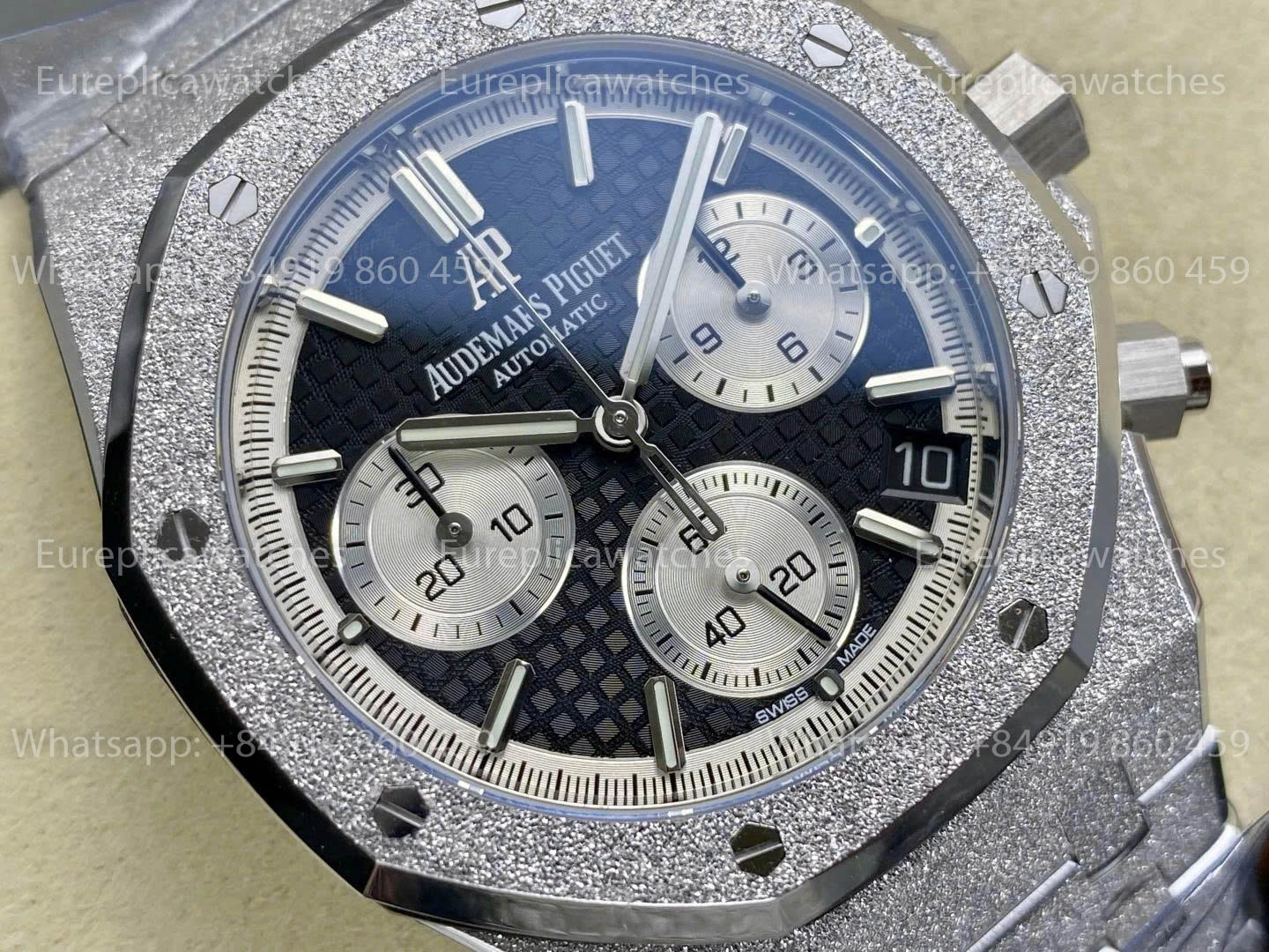 DDF Audemars Piguet 26240 Panda Frost White Gold 1:1 Best Vesion DDF Factory Black Dial