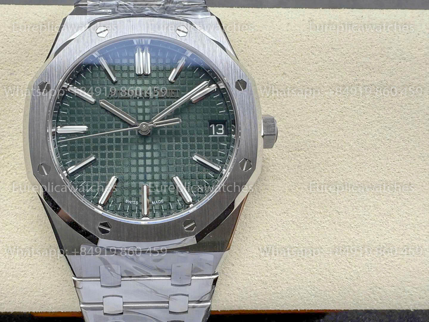 DDF Audemars Piguet Royal Oak 15510ST Green Dial Stainless Steel Strap 1:1 Best Version