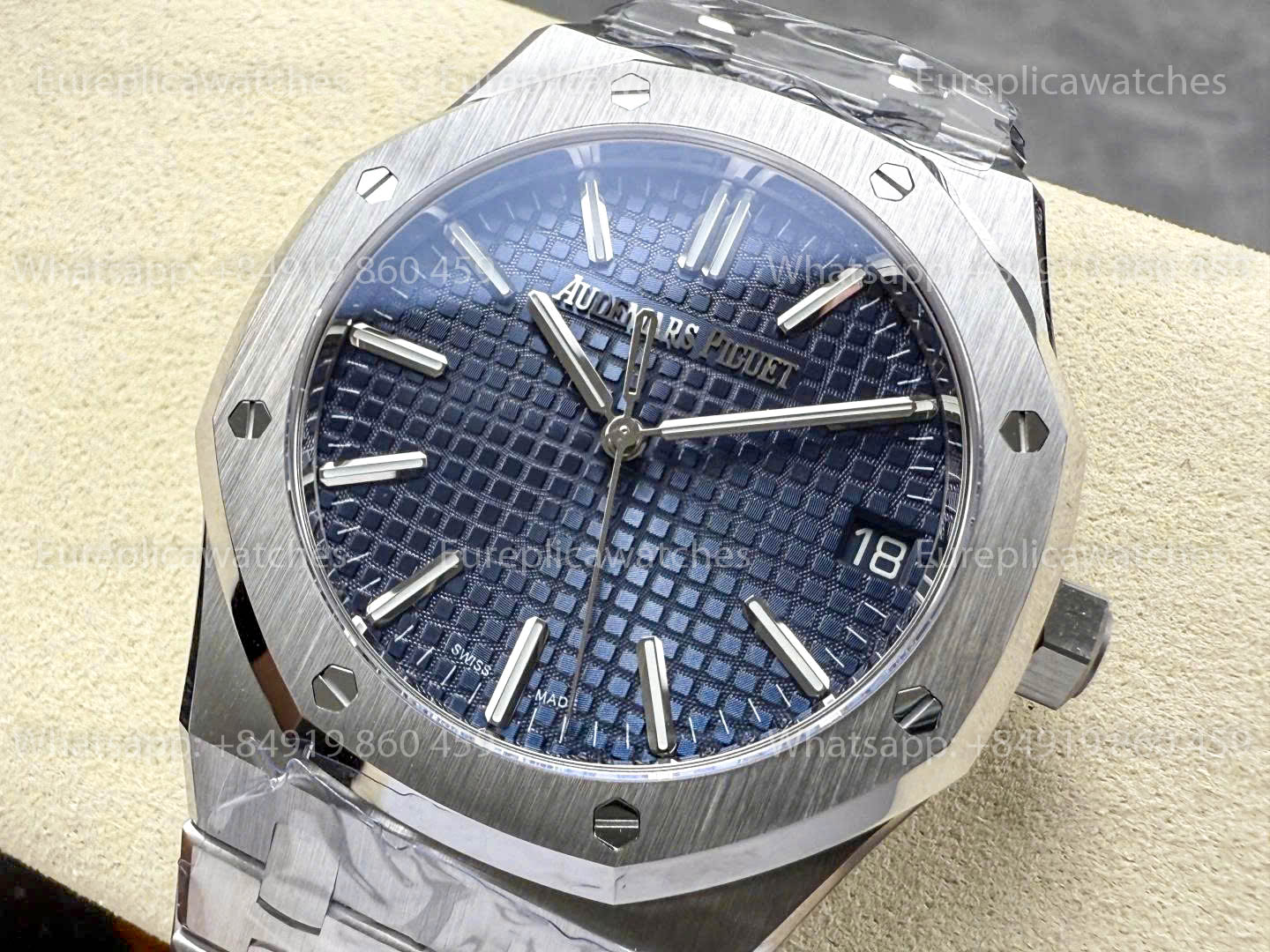 DDF Audemars Piguet Royal Oak 15510ST Blue Dial Stainless Steel Strap 1:1 Best Version