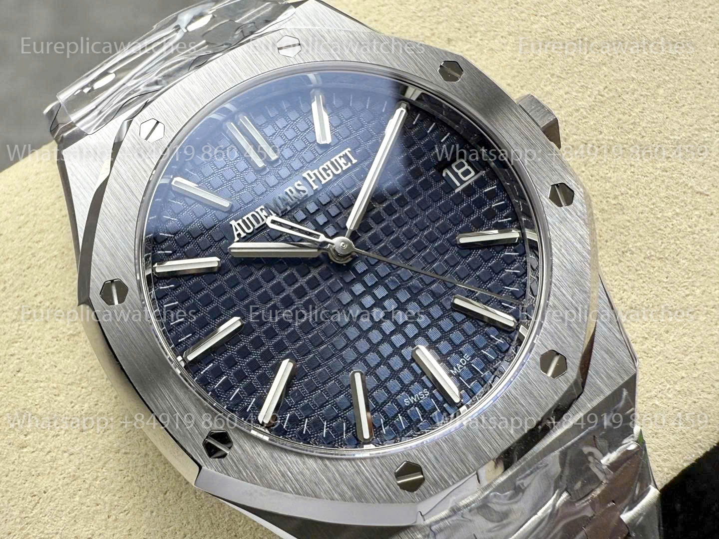DDF Audemars Piguet Royal Oak 15510ST Blue Dial Stainless Steel Strap 1:1 Best Version
