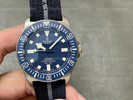 M+ Factory - Tudor Pelagos FXD 25707B Blue Dial Fabric Strap