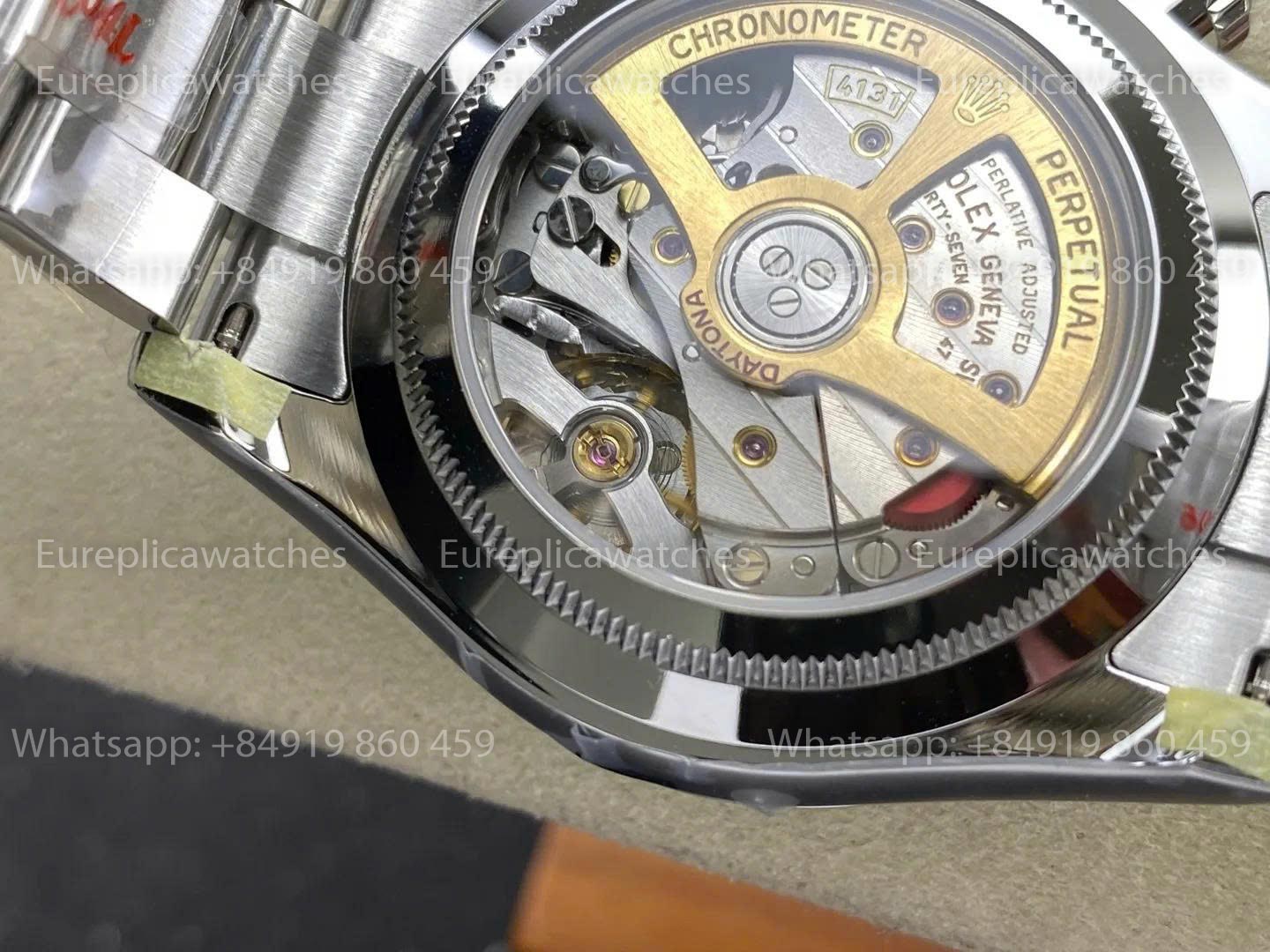 CBD Factory  Rolex Cosmograph Daytona 126500LN Free Sprung White Dial Daytona Panda