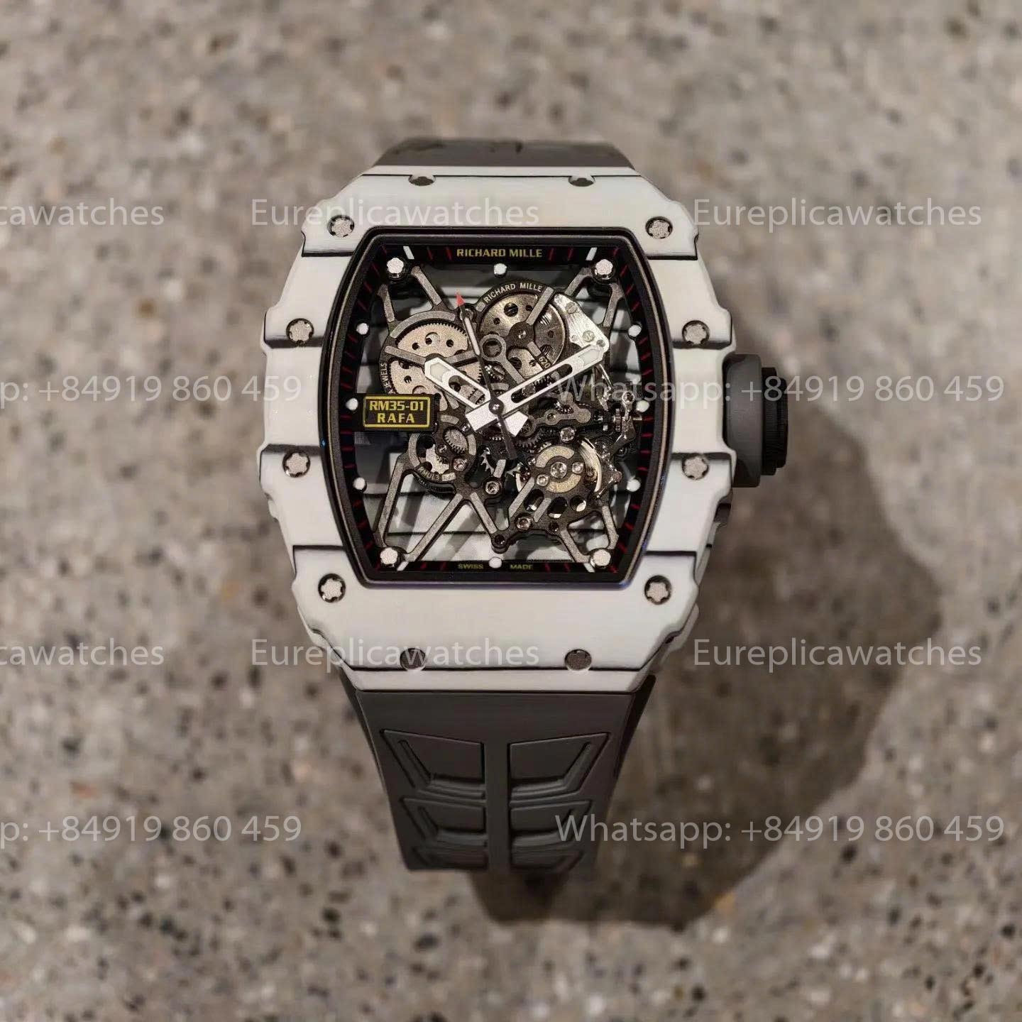 Mille Studio Richard Mille RM35-01 White Carbon RMUL3 Movement