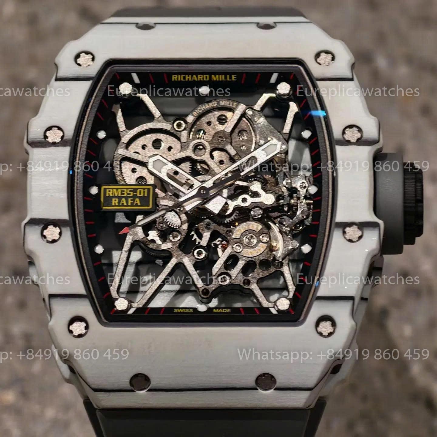 Mille Studio Richard Mille RM35-01 White Carbon RMUL3 Movement