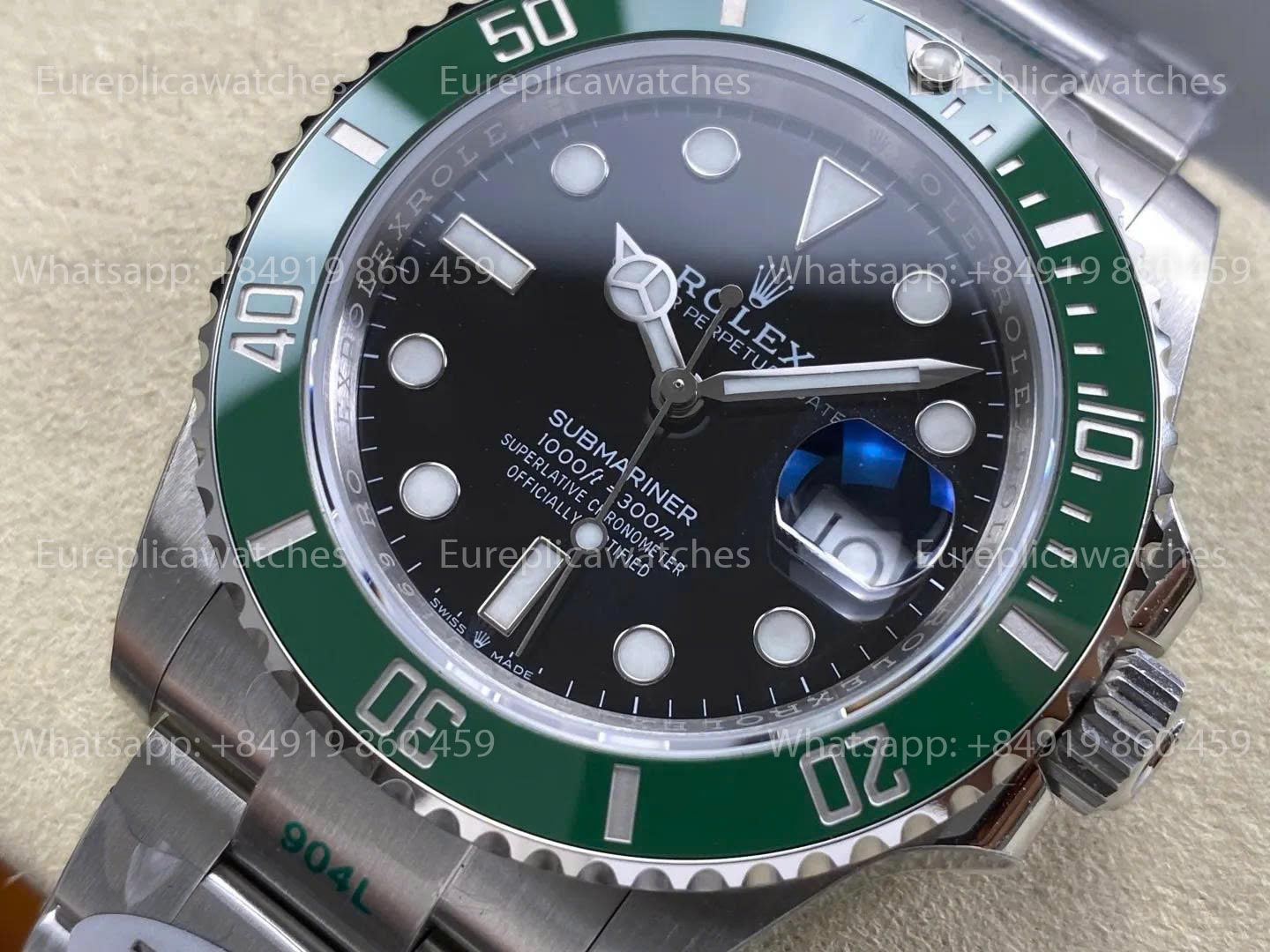 WKD Factory Rolex Submariner 41mm M126610-126610 LV Kermit 3235 Free Sprung